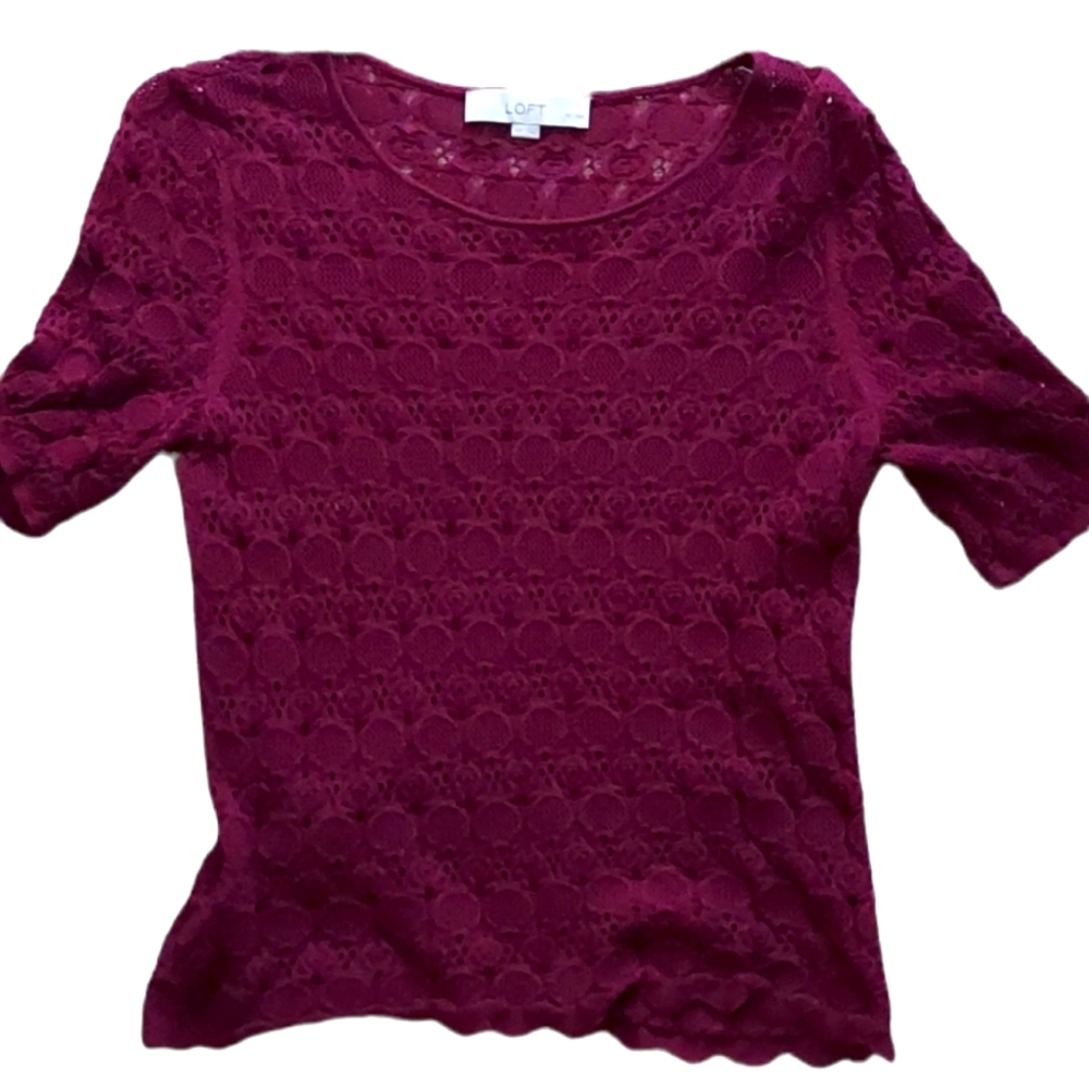 Loft lace shirt.size XS